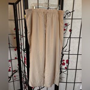 H&M Women's Wide Leg Pants - Tan